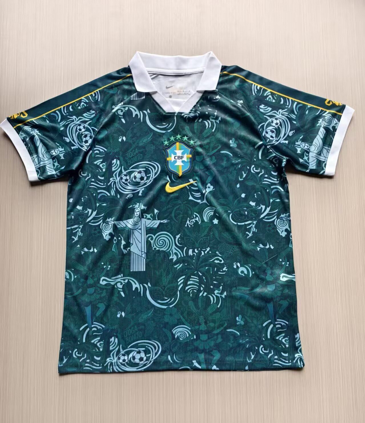 AAA Quality Brazil 26/27 Special Green Jesus Soccer Jersey